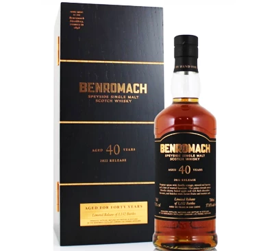 Benromach 40 year old 2022 single malt release