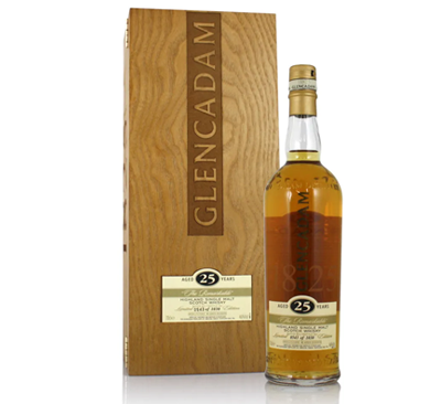 Glencadam 25yo single malt whisky