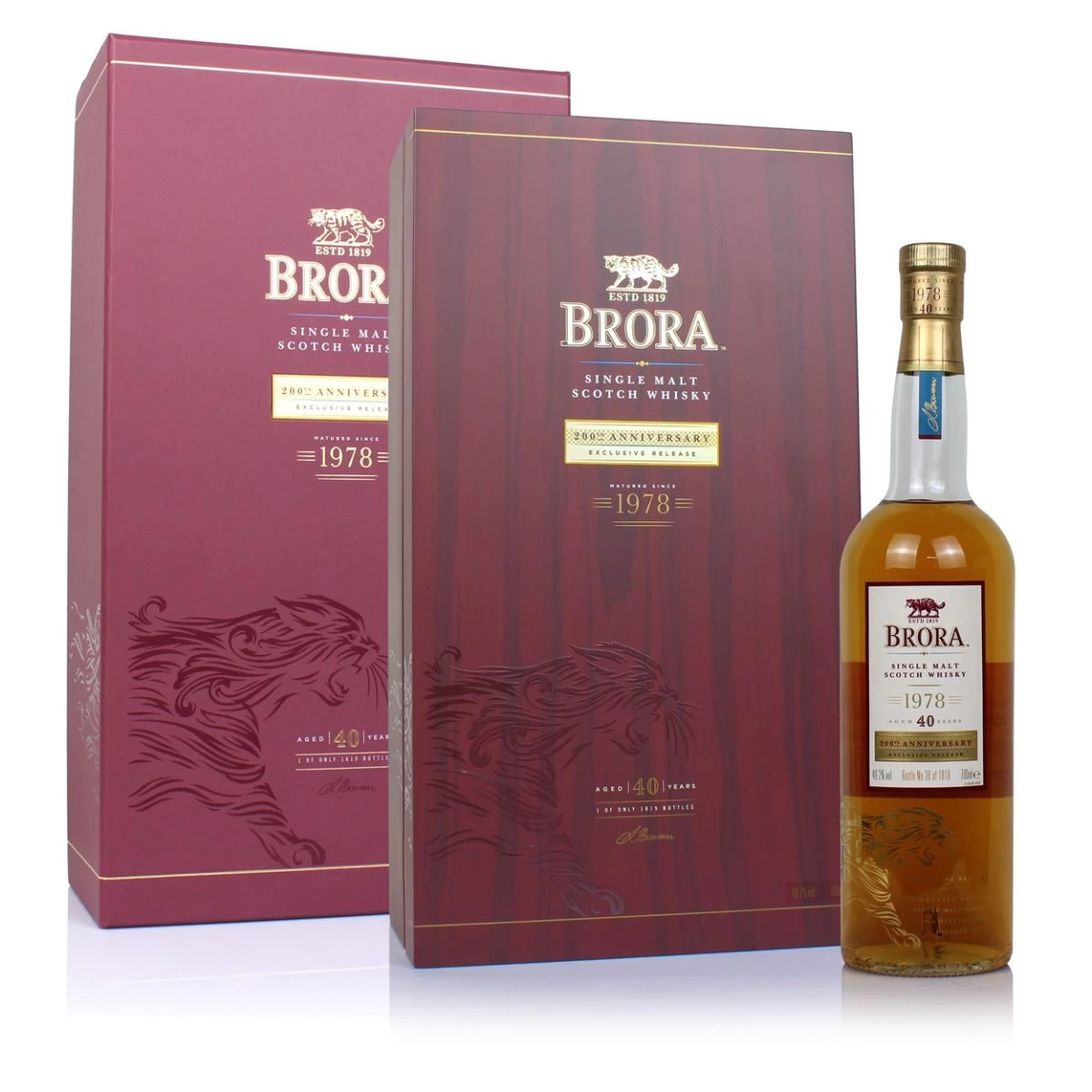 Brora 1978 40 Year Old 200th Anniversary Release